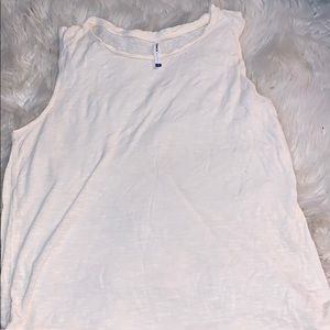 Off white basic tank top.